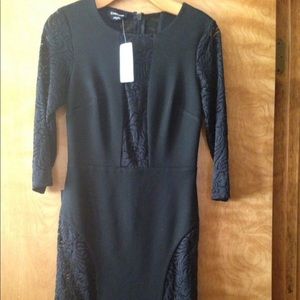 Black lace Bebe dress